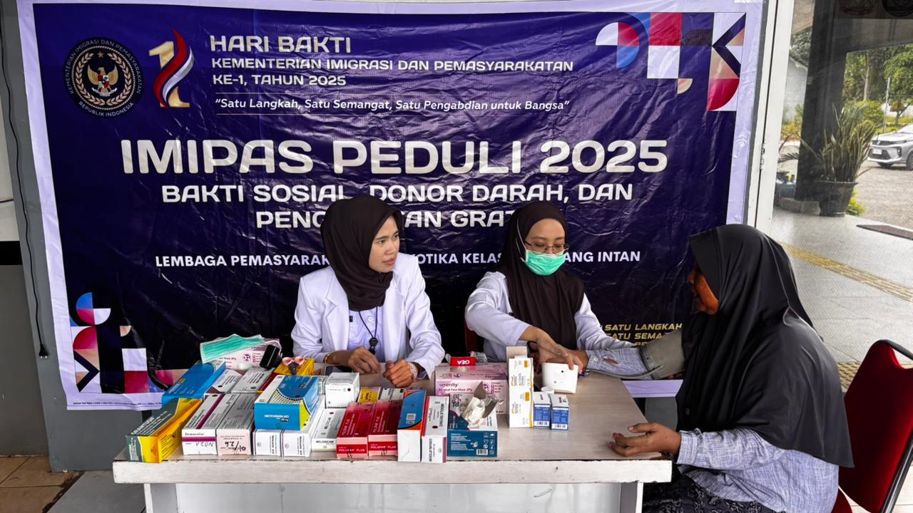IMIPAS Peduli: Pengobatan Gratis Warnai Kepedulian di Lapas Narkotika Karang Intan
