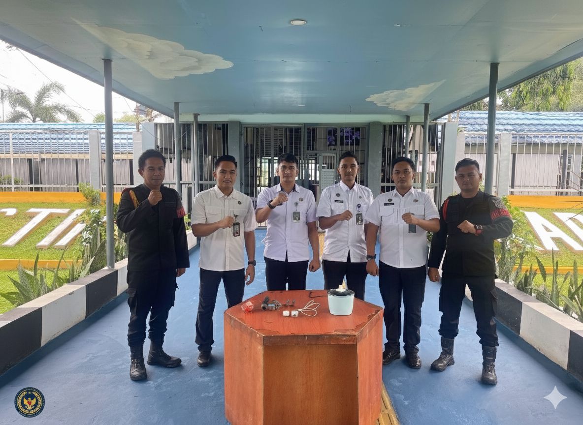 Langkah Preventif Berkelanjutan, Lapas Narkotika Karang Intan Gelar Razia Rutin di Area Hunian