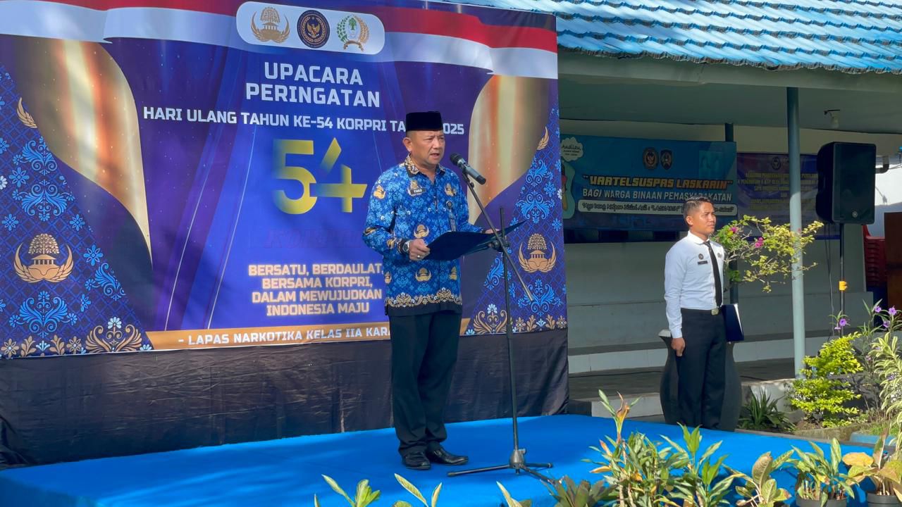 ASN Berintegritas untuk Indonesia Maju: Lapas Narkotika Karang Intan Peringati HUT Ke-54 KORPRI